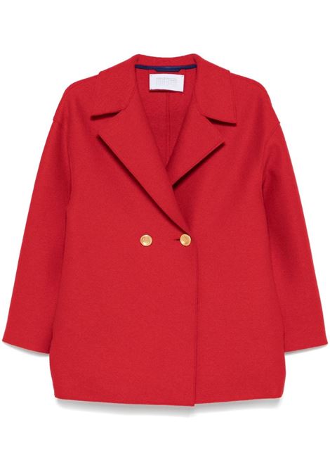 Cappotto corto doppiopetto in rosso Harris wharf london - donna HARRIS WHARF LONDON | A2487MLK563